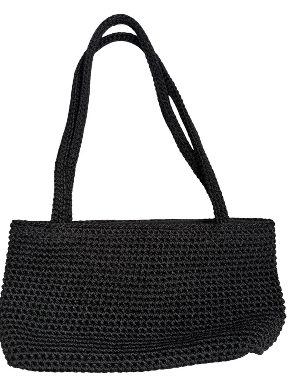 The Sak Black Crochet Hand Bag - Classic Women's Tote